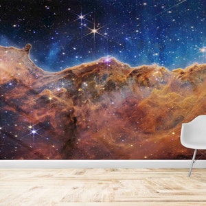 ジェイムズ・ウェッブ宇宙望遠鏡の最初の画像、紙の壁アートモダンな壁紙、壁画の表示、3D壁紙、NASA深宇宙フィールド壁画、