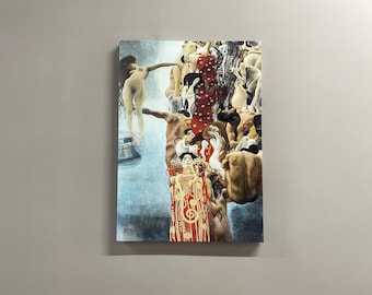 Geneeskunde Gustav Klimt, Geneeskunde Klimt Canvas Art, Canvas, Muur Decor, Klimt Wall Decor, Canvas Cadeau, Geneeskunde Canvas Cadeau,