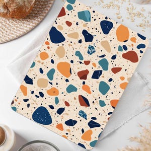 Colorful Tempered Glass Cutting Board: Boho Kitchen Decor