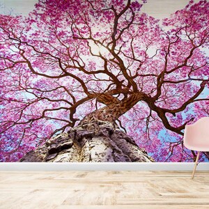 Papel de pared brillante, papel de pared de otoño, póster de pared de flores, papel de pared 3d, papel de pared moderno, arte de pared botánico, papel tapiz floral,