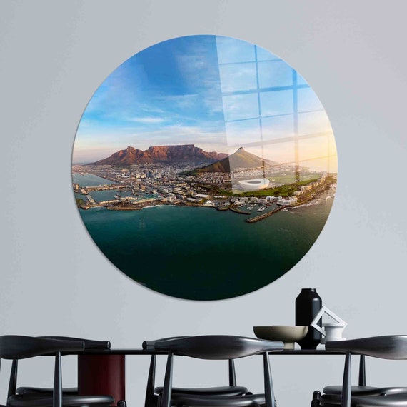 Table Mountain National Park Tempered Glass Wall Art - Etsy Finland