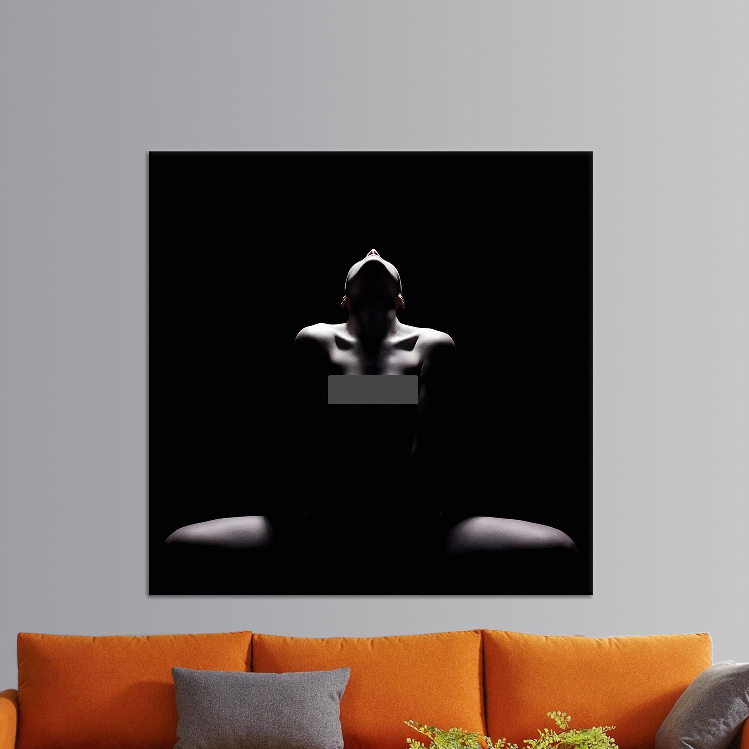 3D Canvas, 3D Wall Art, Canvas Gift, Nude Canvas Art, Naked Girl Art Canvas, Sensual Photo Canvas Gift, Bedroom Canvas Poster,Mature