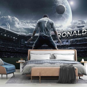 Cristiano Ronaldo Wallpaper: Peel and Stick Wall Art image 5