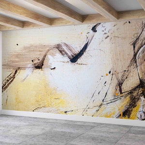 Custom Wall Paper,3d Wall Paper,Contemporary Wall Paper,Paper Wall ArtSoft Tones Plaster,Plaster Wall Painting,