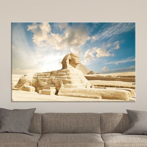 Wall Art, Canvas Decor, Canvas Home Decor, Egypt Famous Places Canvas, World Landmark Canvas Print, City Landscape Art Canvas,