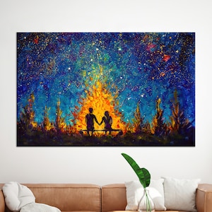 3D Canvas, Canvas, 3D Wall Art, Contemporary Printed, View Printed, Lover Gift 3D Canvas, Romantic Artwork, Romantic Coupe Wall Decor,