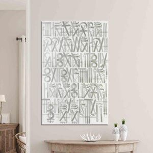 Arte de la pared de la lona, decoración de la pared, arte de la lona, Retna, decoración moderna de la lona de la pintada, cartel abstracto, cartel de la lona de Retna,