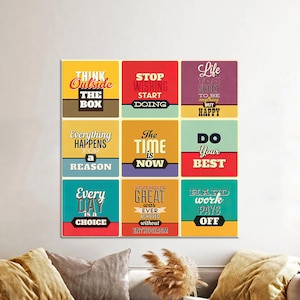 3D Canvas, Canvas Decor, Canvas, Do Your Best, Motivation Art, Positive Quotes 3D Canvas, Quote Canvas Decor, Positive Canvas Poster,