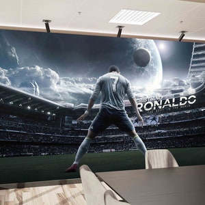 Cristiano Ronaldo Wallpaper: Peel and Stick Wall Art image 2