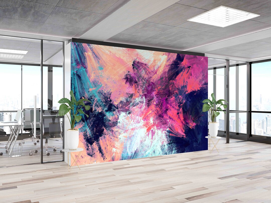 Abstract Wall Mural,modern Wall Paper,modern Abstract Wall Art,wall
