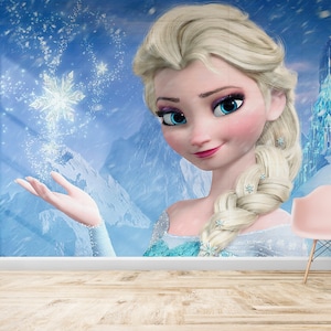 Frozen Snow Queen Wallpaper – Kids Room Wall Mural, Peel & Stick or Fabric Options