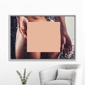 Wall Art, Canvas Decor, Canvas Wall Art, Naked Woman Butt, Sexy Woman Poster, Naked Woman Canvas Gift, Sensual Photo Canvas, Mature Poster