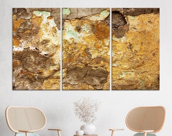 2個セット Canvas Wall Art, Living Room Wall Art, Canvas Gift, Yellow Plaster