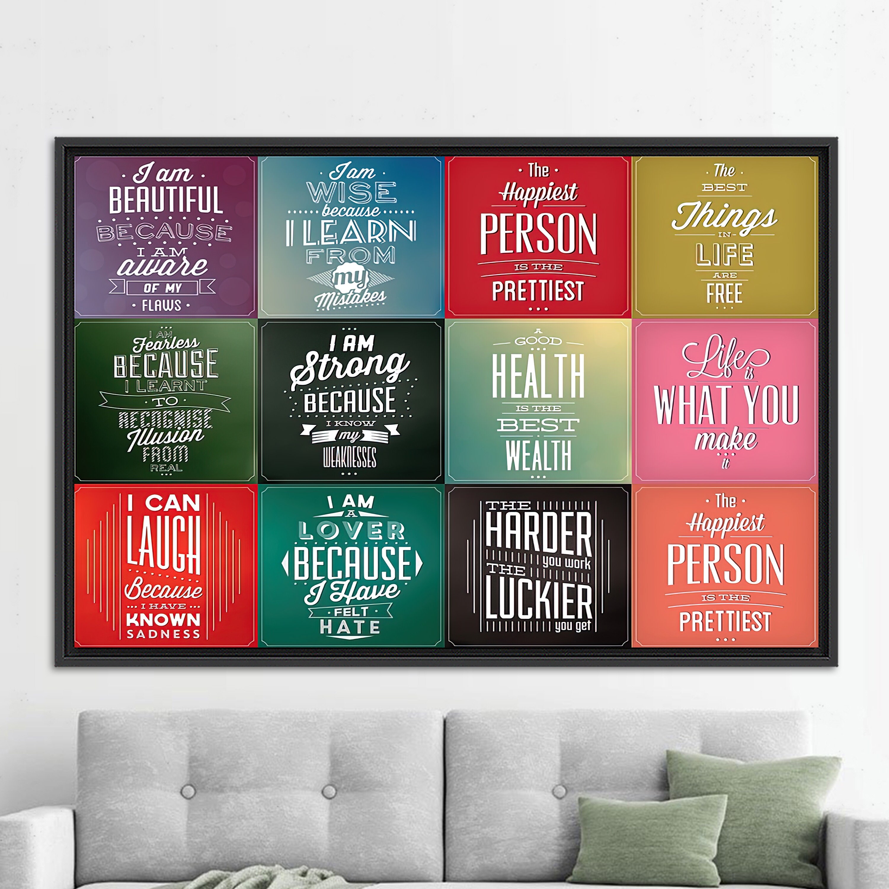 Inspirational Quotes Canvas Art: Motivational Wall Decor - Etsy