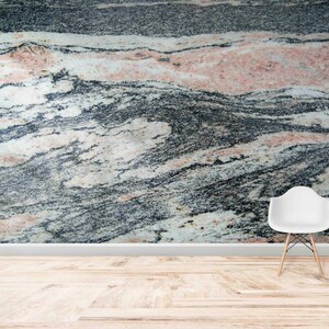 Pink Marble Wallpaper: Modern Peel and Stick Mural