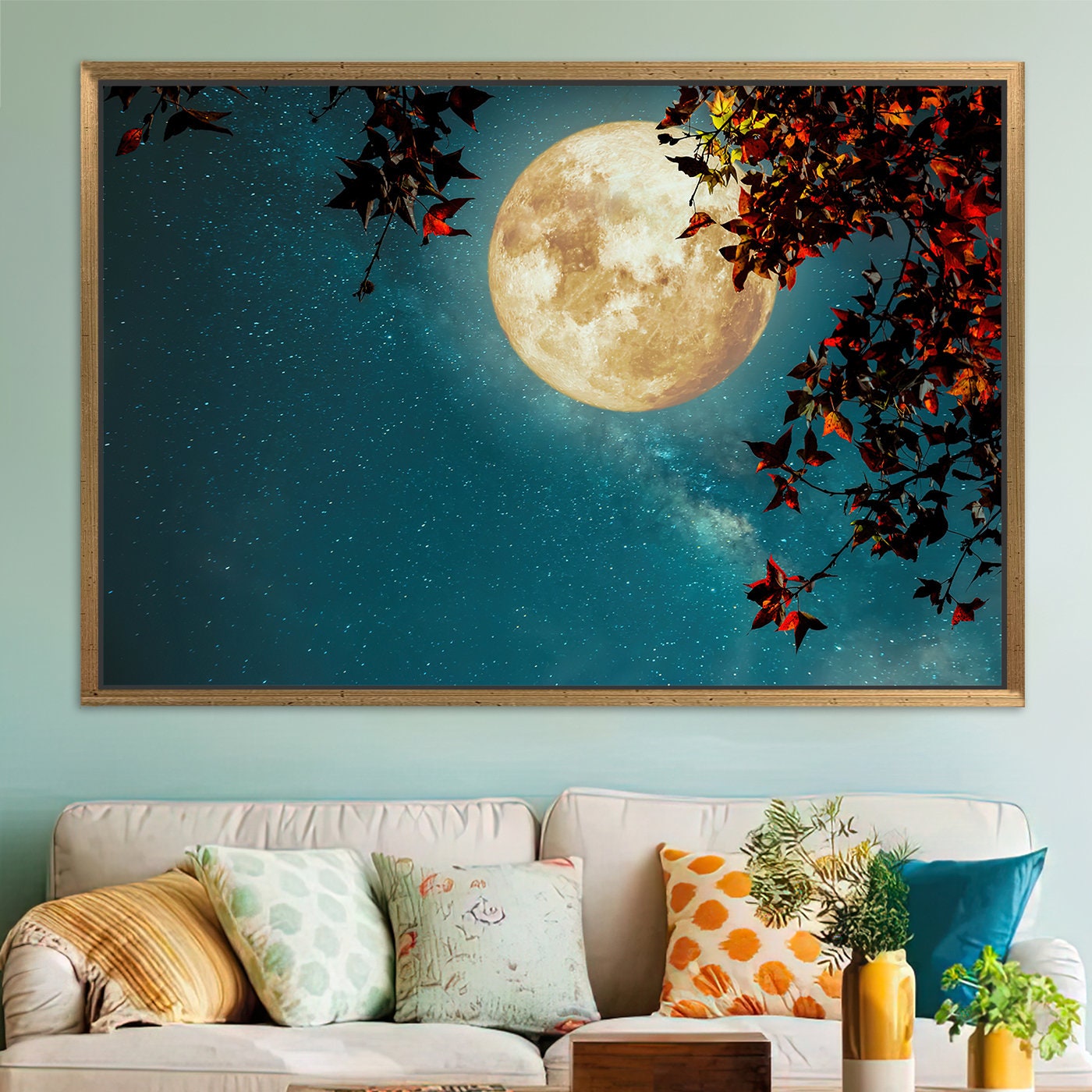 芸術写真 Nature Photograph Full Moon Art Print 芸術写真 Nature