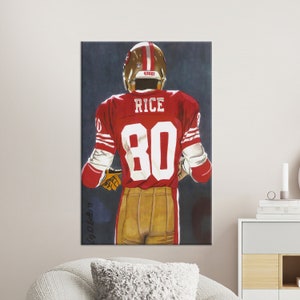 Canvas, Canvas Print, Large Wall Art, Famous Canvas Poster, Motivation Canvas Art, Rice Wall Art, American Football Canvas Gift,