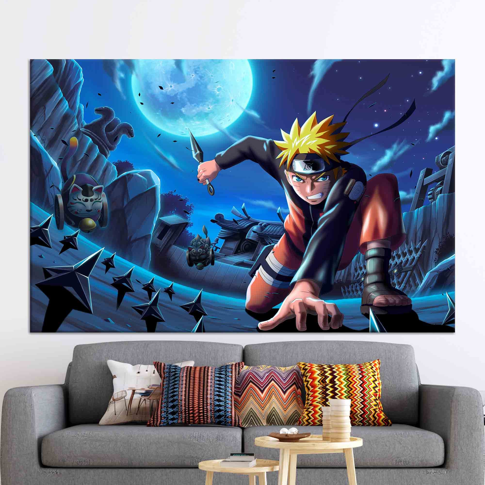 DRAGON VINES Naruto Iruka Umino Wall Art Prints for Living Room