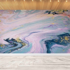 Póster de pared moderno, pintura de pared dorada, Mural gris, papel de pared 3d, papel de pared brillante, papel de pared personalizado, papel tapiz de mármol dorado,