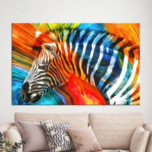 3D Canvas, Canvas Wall Art, Canvas Decor, Modern Art, Safari Canvas Decor, Animal Canvas Decor, Zebra Art Canvas, Abstract Canvas Decor,
