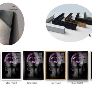 3D Effect Car Glass Wall Art: Modern Garage Decor image 7