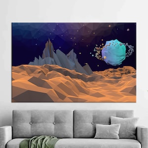 Lienzo grande, arte de la pared, arte de la pared del lienzo, arte de la pared de la galaxia, regalo del lienzo del cielo estrellado, cartel del lienzo del cielo, cartel del lienzo del cosmos,