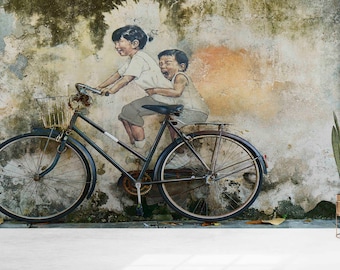 Custom Graffiti Wallpaper: Peel and Stick Wall Art