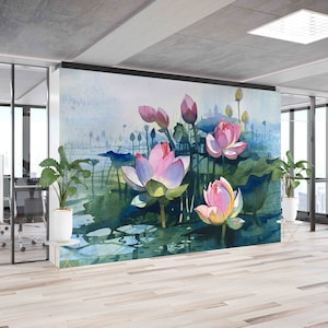 Contemporary Wallpaper,Abstract Wall Print,Paper Wall Art3d Wall Paper,Bright Wall Paper,Flower Wall Art,Modern Wall Poster,