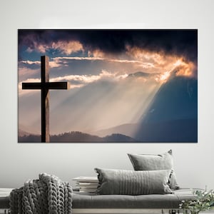 Cross Canvas Print: Redemption Hope Wall Art