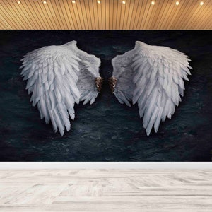 Banksy Wing Wall Mural: Peel and Stick Wallpaper