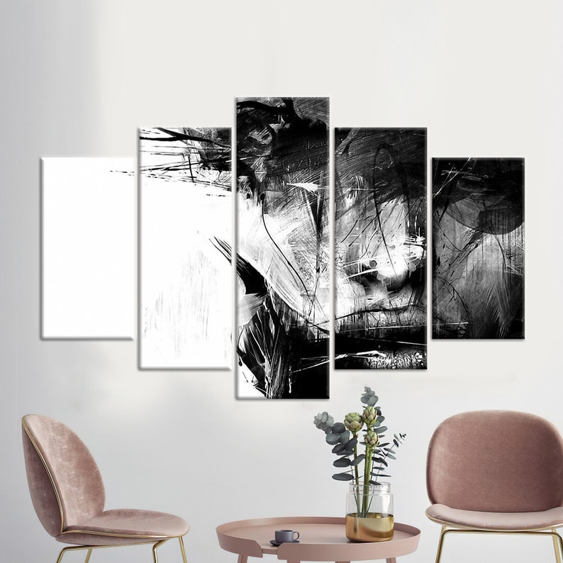 Living Room Wall Art Canvas Gift Wall Art Canvas Woman Etsy