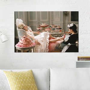 Wanddekoration, Frau Leinwand Geschenk, berühmte Leinwand Poster, Mädchen Raum Kunstwerk, Marie Antoinette Leinwand Geschenk, Baby Geschenk personalisiert,