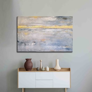 Canvas Gift, Canvas, Canvas Decor, Old Plaster Wall Art, Plaster Canvas, Rustic Poster, Modern Art Canvas, Gray Tones Canvas Poster,