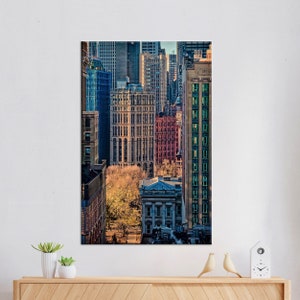 Wall Art Canvas, Canvas Gift, Canvas, New York Manhattan, Landscape Printed, City Scene Artwork, Manhattan View Art Canvas,