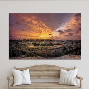 Large Canvas, Wall Decor, Canvas Print, Muslim Gift Canvas Gift, Sunset Canvas Art, Muslim Home Canvas Print, Ramadan Eid Gift Canvas Decor,