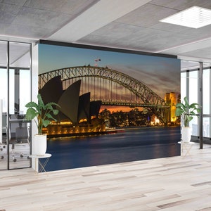 3D Wand-Papier,Benutzerdefinierte Wand-Papier,Stadtbild Wand-Papier,Moderne Wand-Papier,Royal Botanic Garden,Australien Wand Poster,