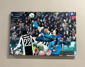 Voetbal canvas cadeau, canvas kunst aan de muur, canvas kunst, extra grote muur kunst, beroemde poster, Cristiano Ronaldo, Cristiano Ronaldo canvas,