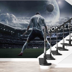 Cristiano Ronaldo Wallpaper: Peel and Stick Wall Art image 4