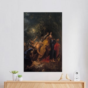 Wall Art, Canvas Gift, Canvas, The Betrayal of Jesus Christ, Reproduction Art, Giotto di Bondone Canvas Art, Classic Art Canvas,