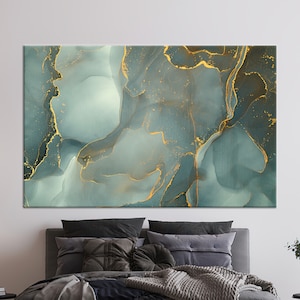 Leinwand Wohndekor, Leinwand Dekor, Große Leinwand, Abstrakte 3D Leinwand, Marmor Leinwand Dekor, Großer Marmor Gedruckt,