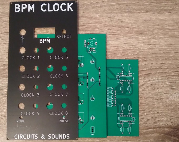 Kosmo Format BPM Clock/clock Divider Pcb/front Panel Set Etsy