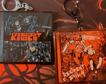 バイオハザードのジュエルケースをモチーフにしたチャーム