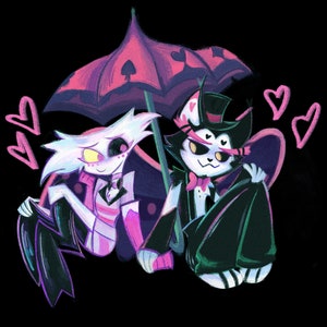 You&#39;re a loser just like me! Hazbin Hotel HuskerDust Sticker