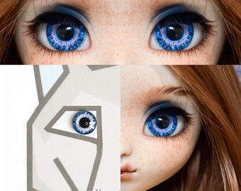 Purple Iris Pullip Eyechips