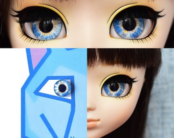 Mirage Pullip Blue Eyechips