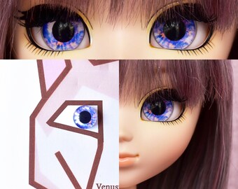 Eyechips violet Améthyste Pullip