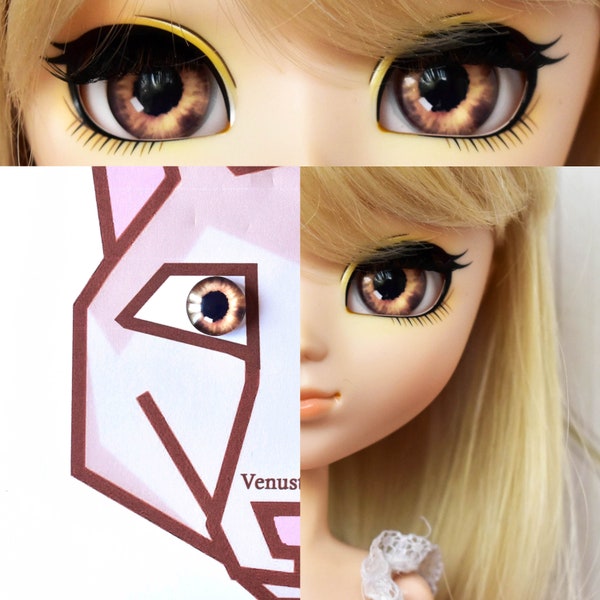 Eyechips marron Noisette Pullip