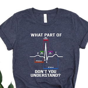 EKG Nurse T-Shirt: Cardiac Medical Humor Tee