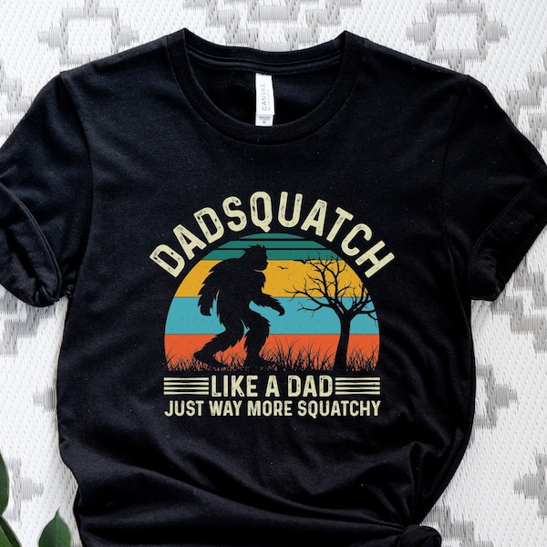 Dad Squatch Father Bigfoot T-shirt, Bigfoot Lovers Shirt, Sasquatch Shirt, Bigfoot Father Tee, Funny Fathers Tee, Dadsquatch Shirt