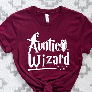 Mommy Wizard Shirt, Auntie Wizard Shirt, Funny Potter Wizard Shirt, Mother&#39;s Day Tee, Gift for Auntie